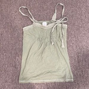 Vintage 2000s Abercrombie & Fitch Sage Green Sleeveless Top